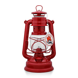 Lampa naftowa Hurricane Baby Special 276 czerwona - FEUERHAND