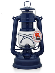 Lampa naftowa Hurricane Baby Special 276 granatowa FEUERHAND