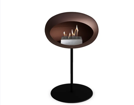 Biokominek Dome Mocca Ground Steel Low - Le Feu