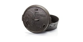 ZESTAW 04 - kociołek żeliwny ft9-t Dutch Oven 7,5L + uchwyt do pokrywek Petromax