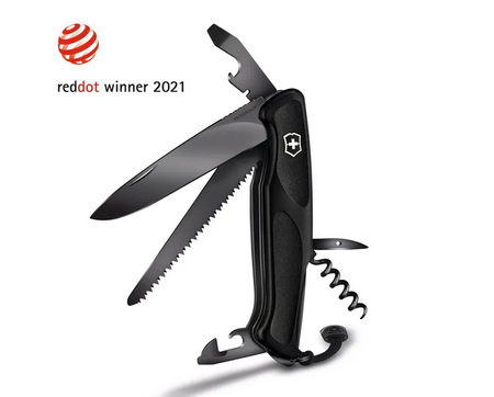 Ranger 55 Grip Onyx Black nóż składany Victorinox